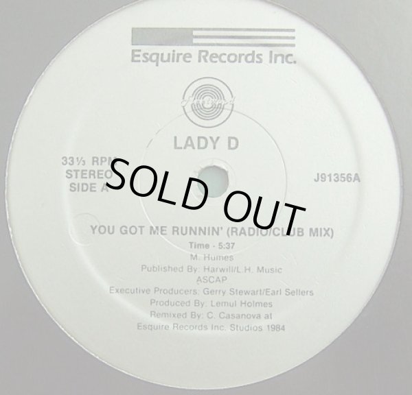 画像1: Lady D - You Got Me Runnin'  12"   