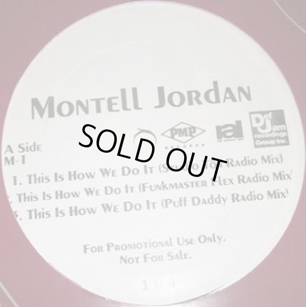 画像1: Montell Jordan	 - This Is How We Do It/Somethin' 4 Da Honeyz  12" 