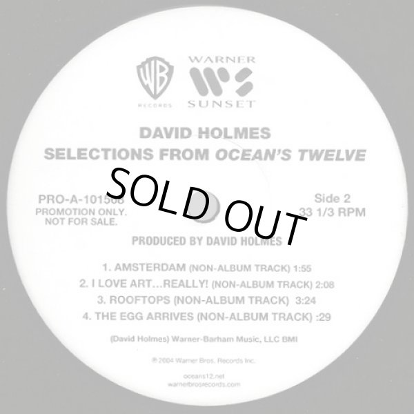 画像2: David Holmes - Selections From Ocean's Twelve  EP 