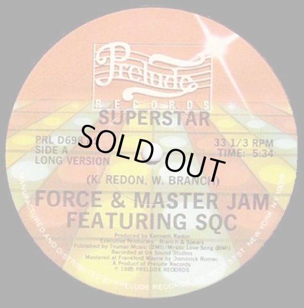 画像1: Force & Master Jam Featuring SQC - Superstar  12" 