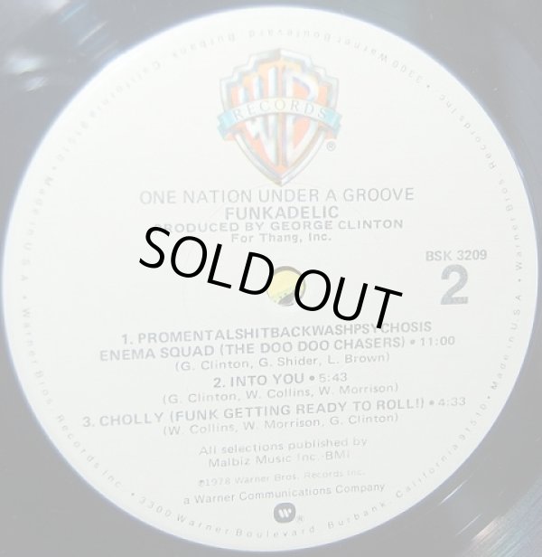 画像3: Funkadelic - One Nation Under A Groove  LP+7"