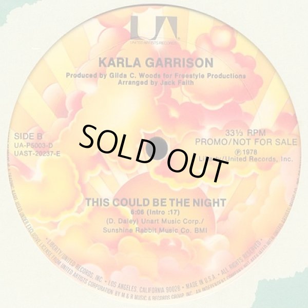 画像2: Karla Garrison - This Could Be The Night  12"