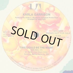 画像: Karla Garrison - This Could Be The Night  12"