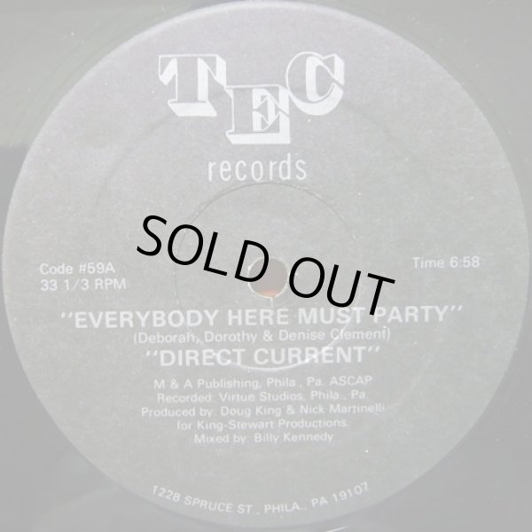 画像1: Direct Current - Everybody Here Must Party  12"