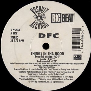 画像: DFC - Things In Tha Hood/Pass The Hooter  12"