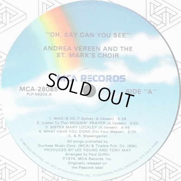 画像2: Andrea Vereen And The St. Marks Choir - Oh, Say Can You See  LP