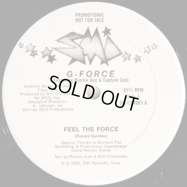 画像1: G-Force (Featuring Ronnie Gee & Captain Cee) - Feel The Force  12"