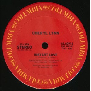 画像: Cheryl Lynn - Instant Love/I Just Wanna Be Your Fantasy  12"