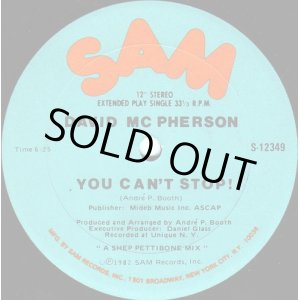 画像: David McPherson - You Can't Stop！ 12"