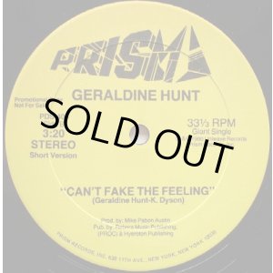 画像: Geraldine Hunt - Can't Fake The Feeling 12"
