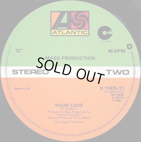 画像2: Mass Production - Shante/Your Love  12" 