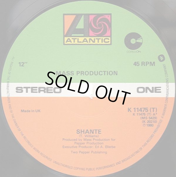 画像1: Mass Production - Shante/Your Love  12" 