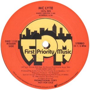 画像: MC Lyte - 10% Dis/Kickin' 4 Brooklyn  12"