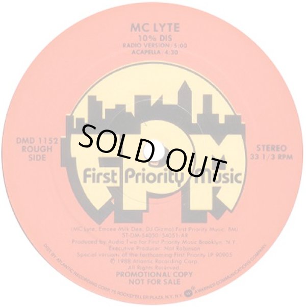 画像1: MC Lyte - 10% Dis/Kickin' 4 Brooklyn  12"