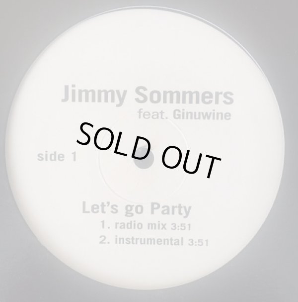 画像1: Jimmy Sommers feat. Ginuwine - Let's Go Party  12"