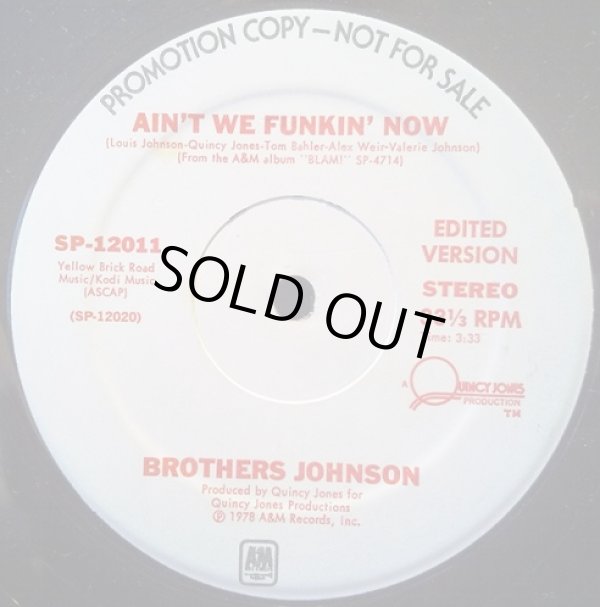 画像2: Brothers Johnson - Ain't We Funkin' Now  12" 