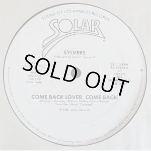 画像: Sylvers - Come Back Lover, Come Back/There's A Place 12"