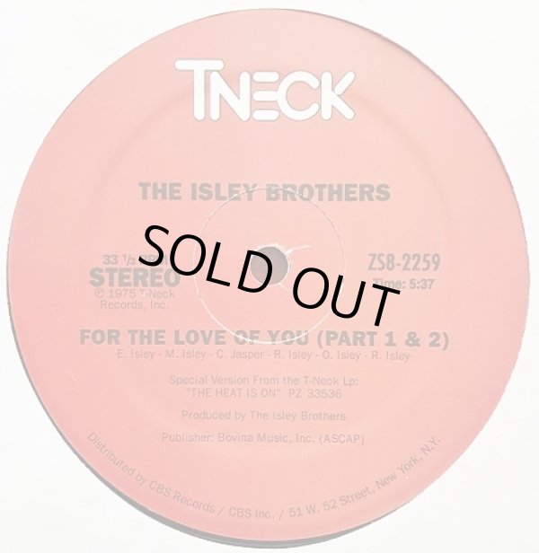 画像1: The Isley Brothers - For The Love Of You (Part 1 & 2)/That Lady (Part 1 & 2)  12"