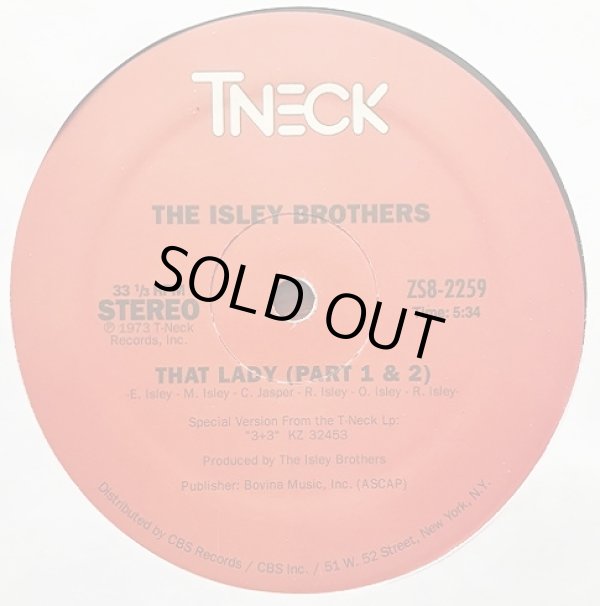 画像2: The Isley Brothers - For The Love Of You (Part 1 & 2)/That Lady (Part 1 & 2)  12"