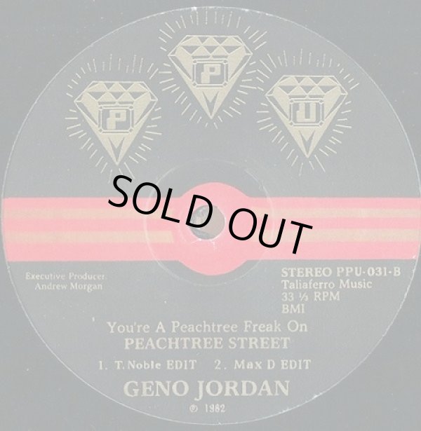 画像2: Geno Jordan - You're A Peachtree Freak On Peachtree Street (3Vers Edits)  12"