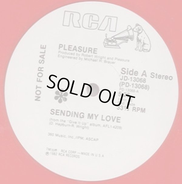 画像1: Pleasure - Sending My Love (5:26/Inst 5:26)  12"