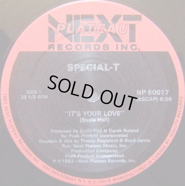画像1: Special-T	 - It's Your Love  12"