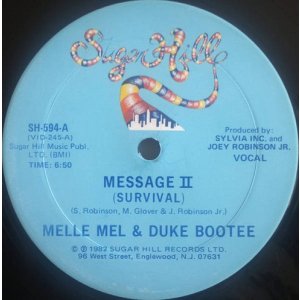 画像: Melle Mel & Duke Bootee - Message II (Survival)  12"