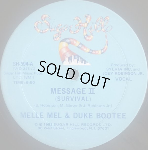 画像1: Melle Mel & Duke Bootee - Message II (Survival)  12"