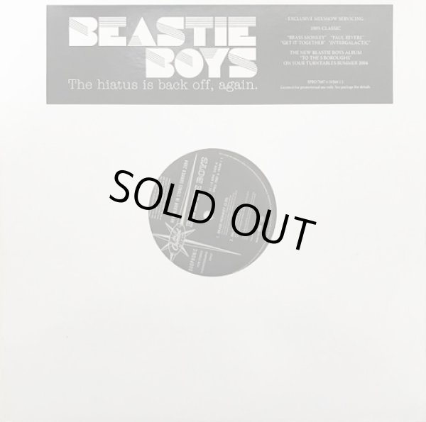 画像1: Beastie Boys  -  The Hiatus Is Back Off, Again (Exclusive Mixshow Serving)  EP
