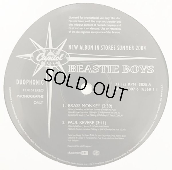 画像2: Beastie Boys  -  The Hiatus Is Back Off, Again (Exclusive Mixshow Serving)  EP