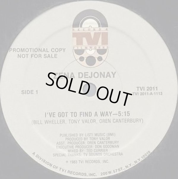 画像1: Zena Dejonay - I've Got To Find A Way  12"