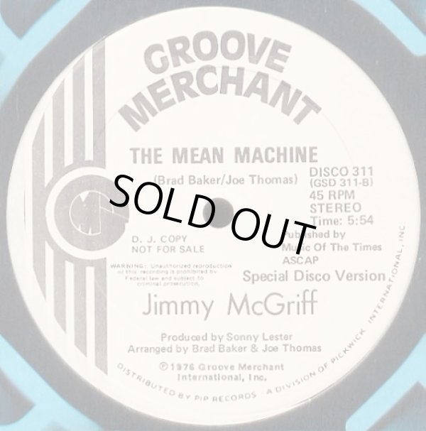 画像2: Jimmy McGriff - It Feels So Nice (Do It Again)/The Mean Machine  12"