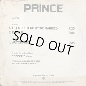 画像: Prince - Let's Pretend We're Married /D.M.S.R./Automatic  12"