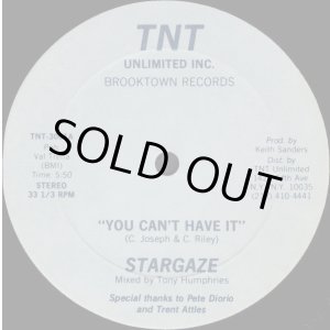 画像: Stargaze - You Can't Have It  12" 