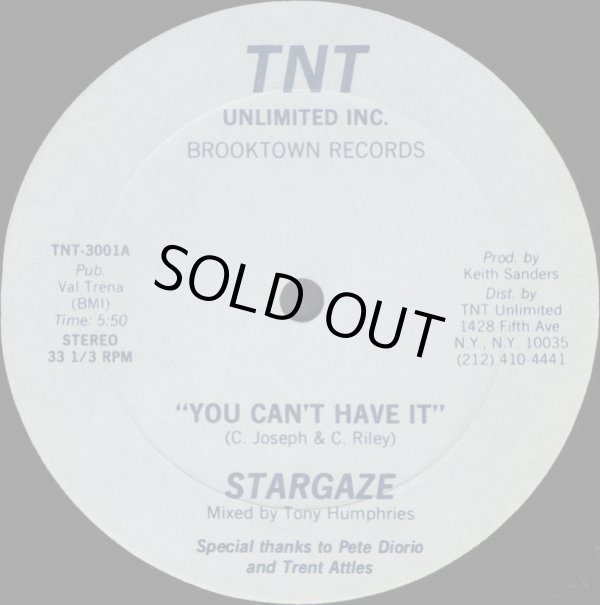 画像1: Stargaze - You Can't Have It  12" 