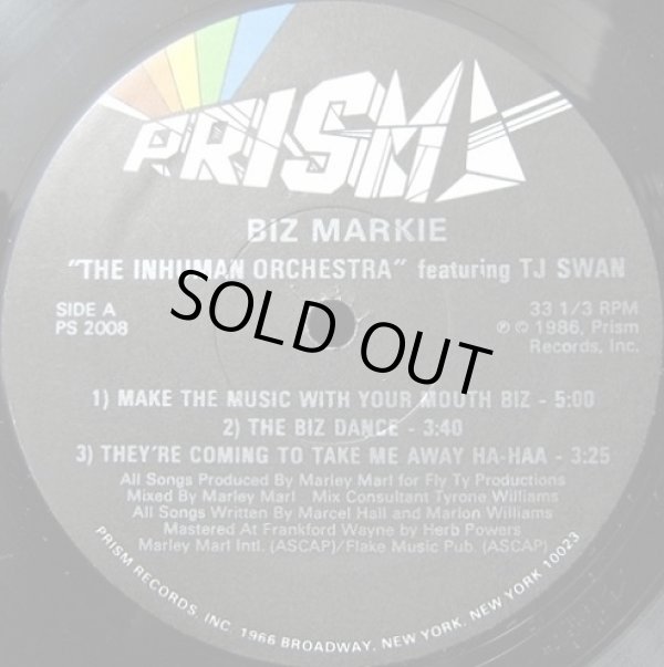 画像1: Biz Markie featuring TJ Swan - Make The Music With Your Mouth Biz/The Biz Dance/They're Coming To Take Me Away/A One, Two  EP