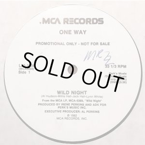 画像: One Way - Wild Night/One Of Us  12"