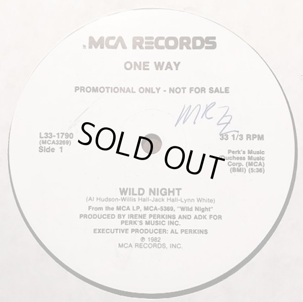画像1: One Way - Wild Night/One Of Us  12"