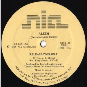 画像: Aleem (Featuring Leroy Burgess) - Release Yourself  12"