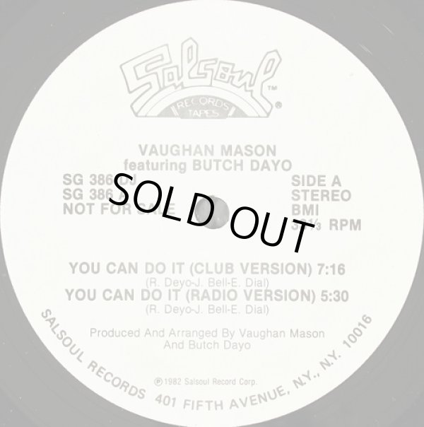 画像1: Vaughan Mason featuring Butch Dayo - You Can Do It  12"