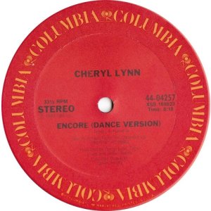 画像: Cheryl Lynn - Encore/Free  12" 