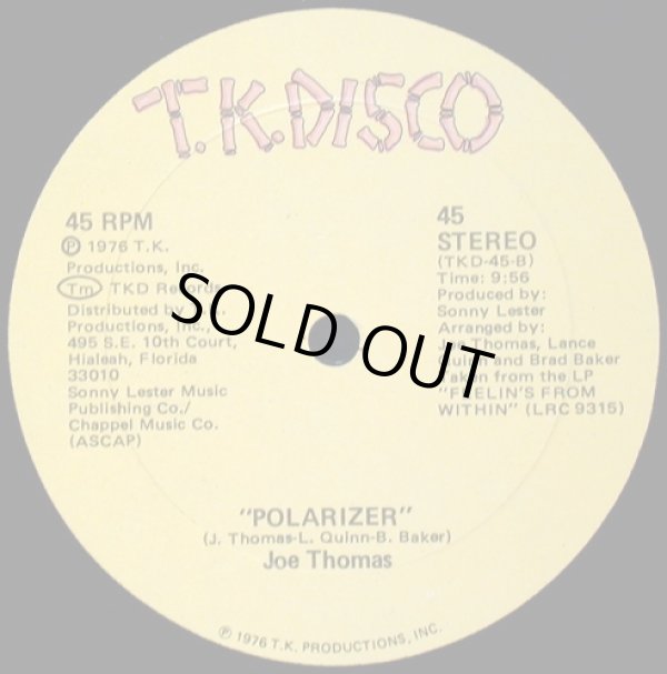 画像2: Joe Thomas - Funky Fever/Polarizer  12" 