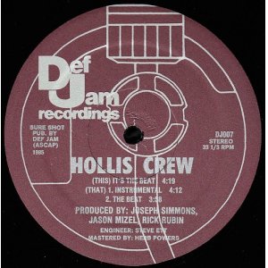画像: Hollis Crew - It's The Beat  12"