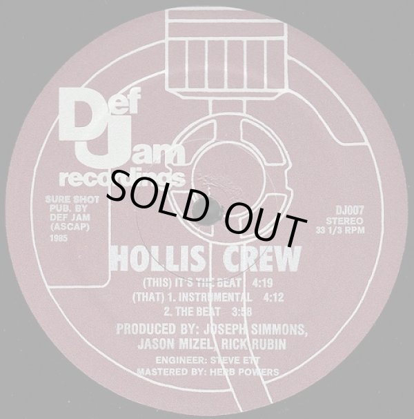 画像1: Hollis Crew - It's The Beat  12"