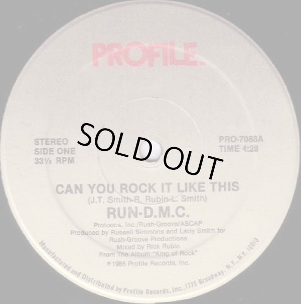 画像1: Run-D.M.C. - Can You Rock It Like This/Together Forever  12"