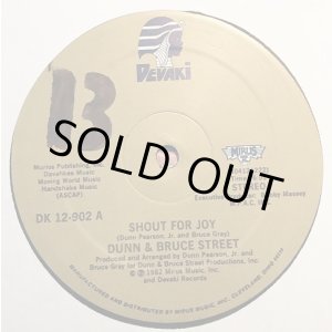 画像: Dunn & Bruce Street - Shout For Joy/Yearnin' & Burnin'   12"
