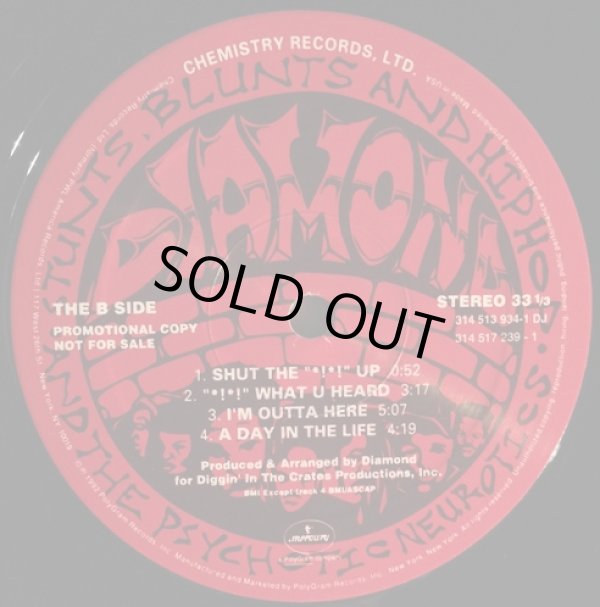 画像3: Diamond And The Psychotic Neurotics - Stunts, Blunts, & Hip Hop  2LP