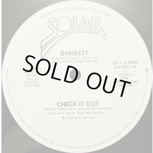 画像: Dynasty - Check It Out (Stereo/Mono)  12"