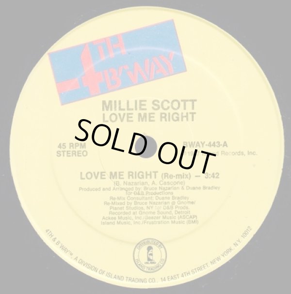 画像1: Millie Scott - Love Me Right  12"