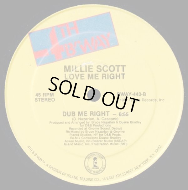 画像2: Millie Scott - Love Me Right  12"